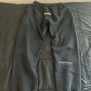 Black Essentials Sweatpants